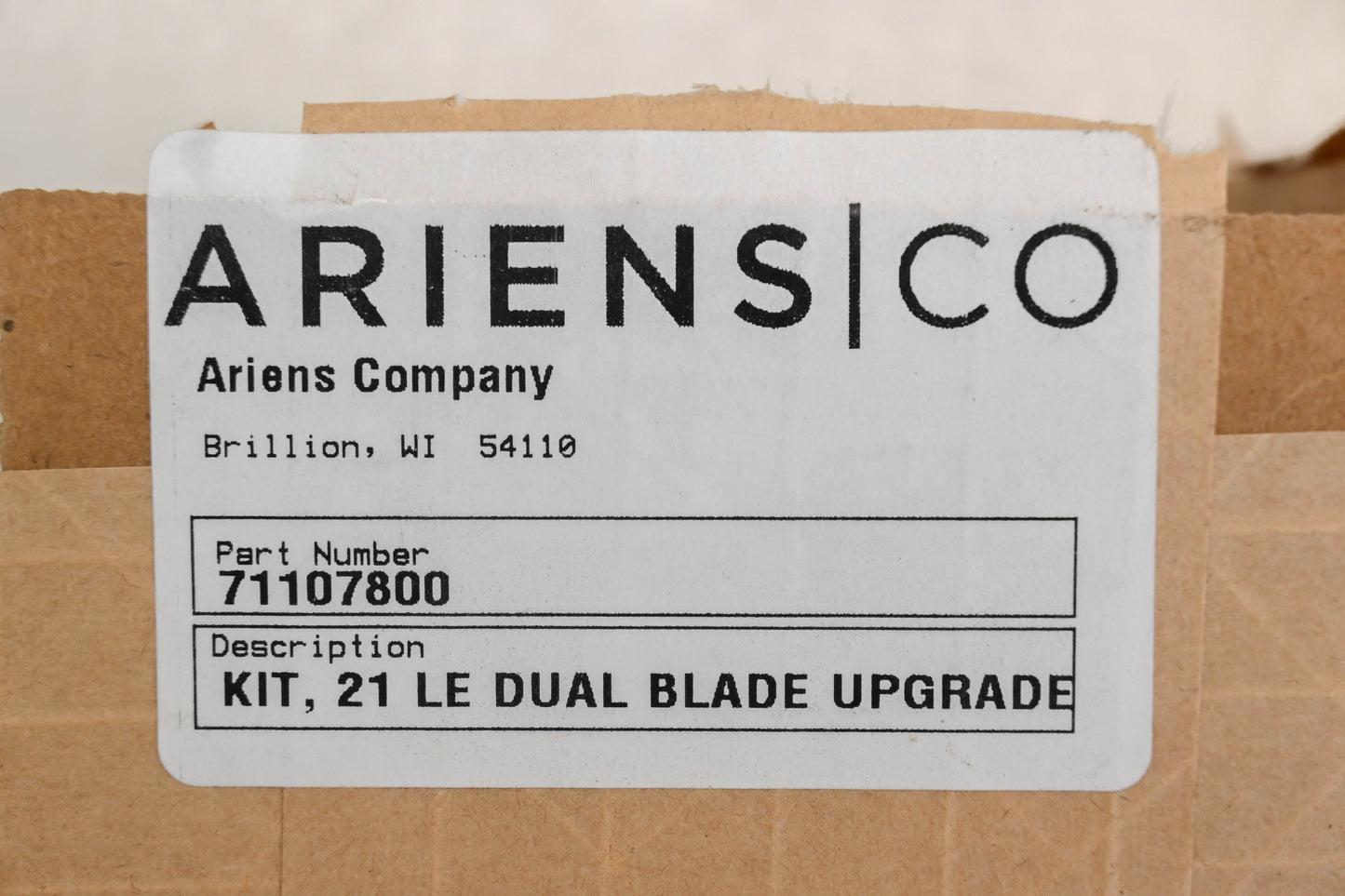 Ariens 71107800 21" Dual Blade Upgrade Kit NOS