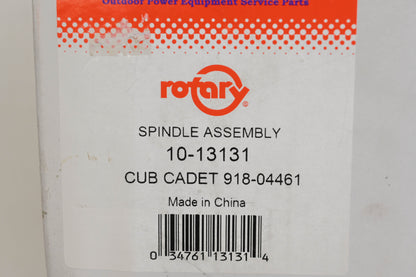 Rotary 10-13131, 918-04461, 618-04456 Spindle Assembly NOS