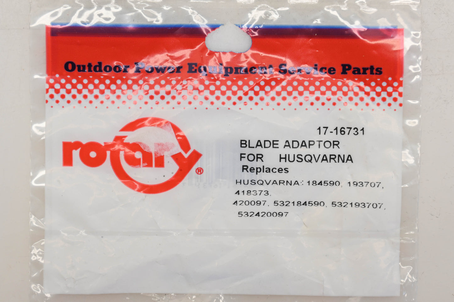 Rotary 17-16731, 418373, 532184590 Blade Adapter NOS