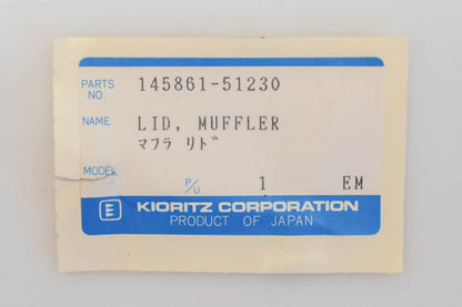 Kioritz Corporation 145861-51230, 14586151230 Muffler Lid NOS