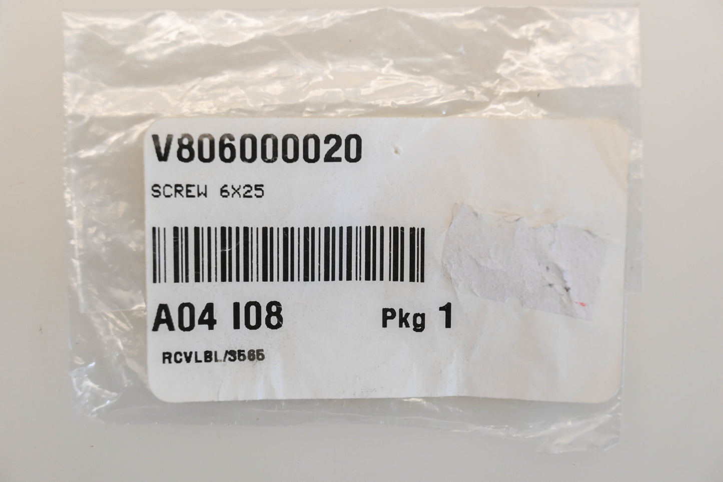 New OEM Echo V806000020 M6-1.0 x 25mm Screw NOS