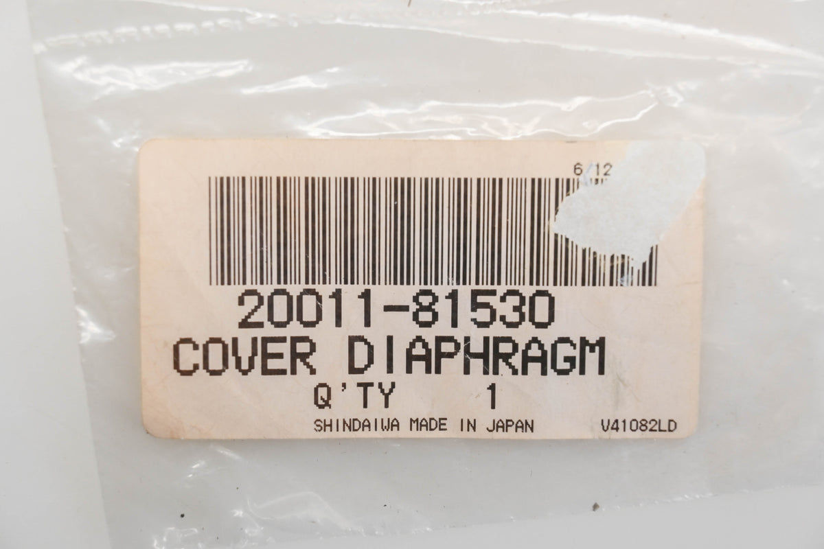 Shindaiwa 20011-81530, 2001181530, 12432421330 Diaphragm Cover NOS