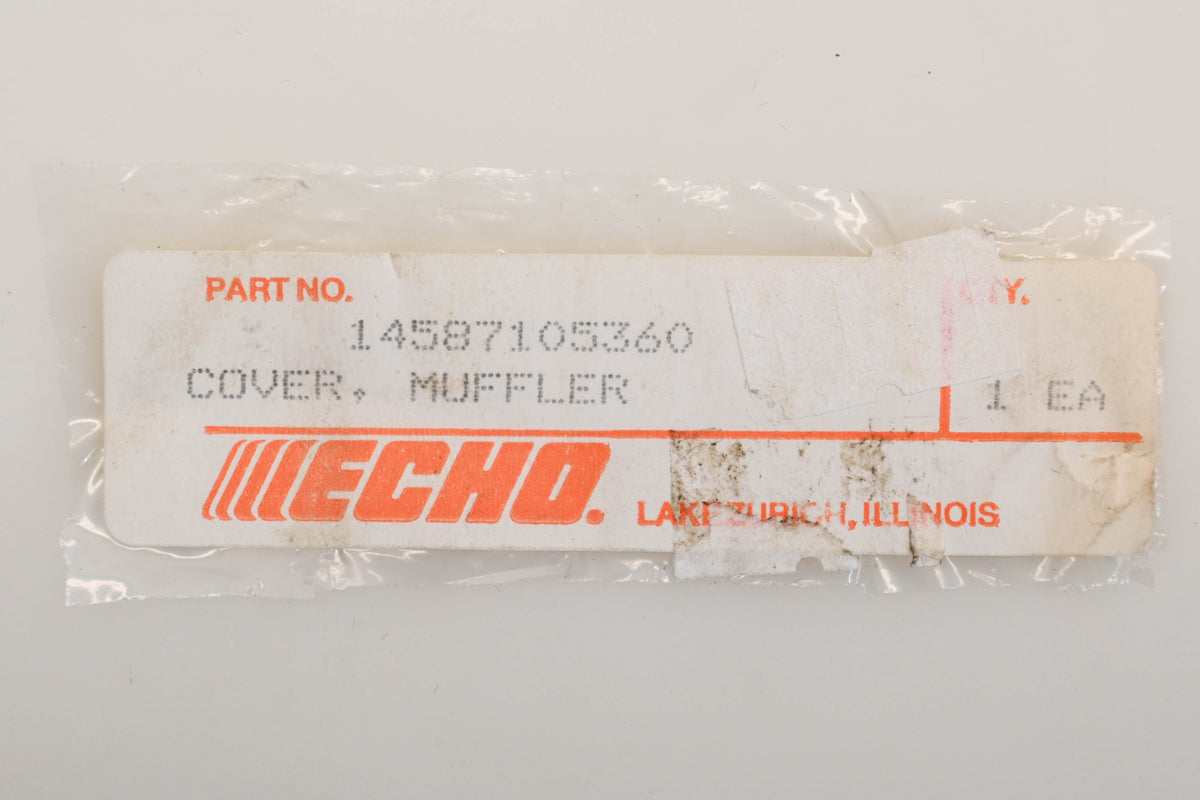 New OEM Echo 14587105360 Muffler Cover NOS