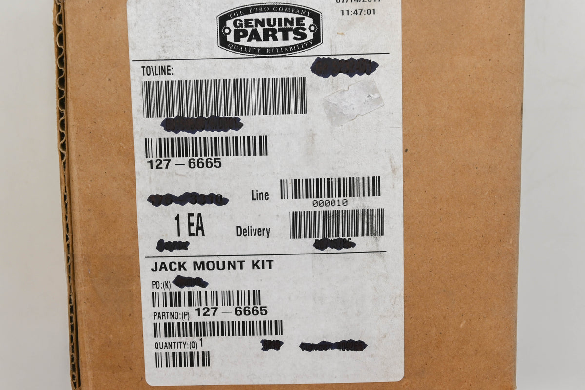 Toro 127-6665 Jack Mount Kit NOS