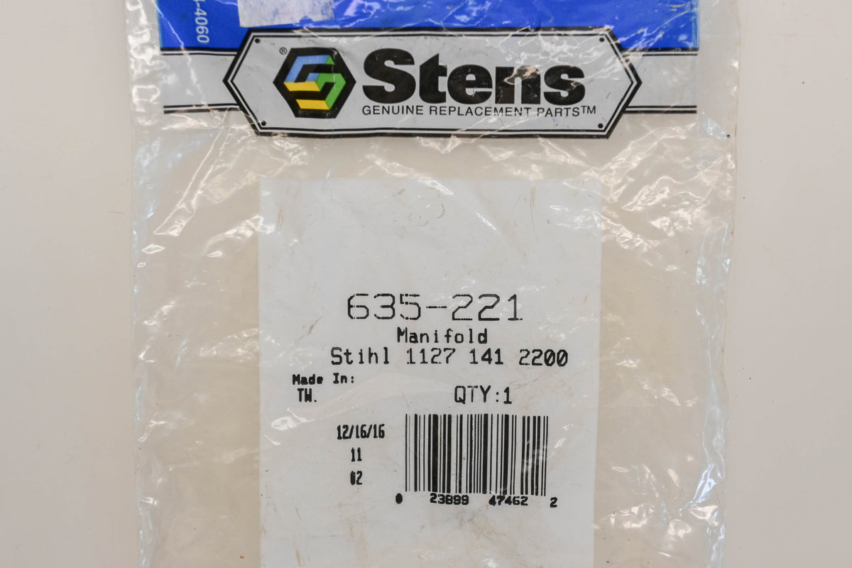 Stens 635-221, 1127-141-2200 Intake Manifold NOS