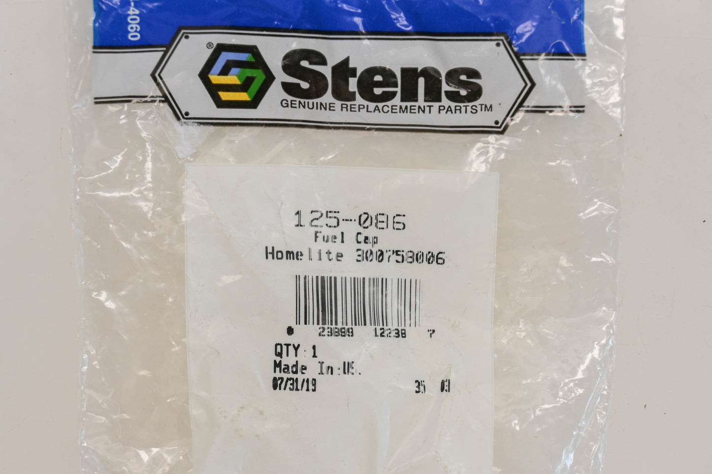 Stens 125-086, 300758006 Fuel Cap NOS