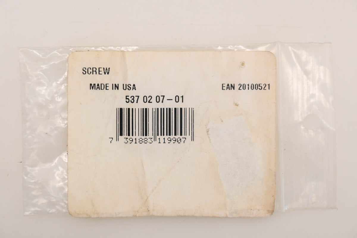 New OEM Husqvarna 537 02 07-01, 537020701 Screw NOS