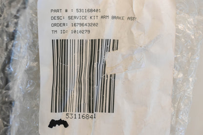 New OEM Husqvarna 531168401 Brake Arm Assembly NOS