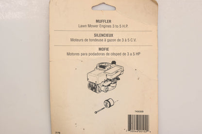 New OEM Tecumseh 740035B Muffler Kit NOS