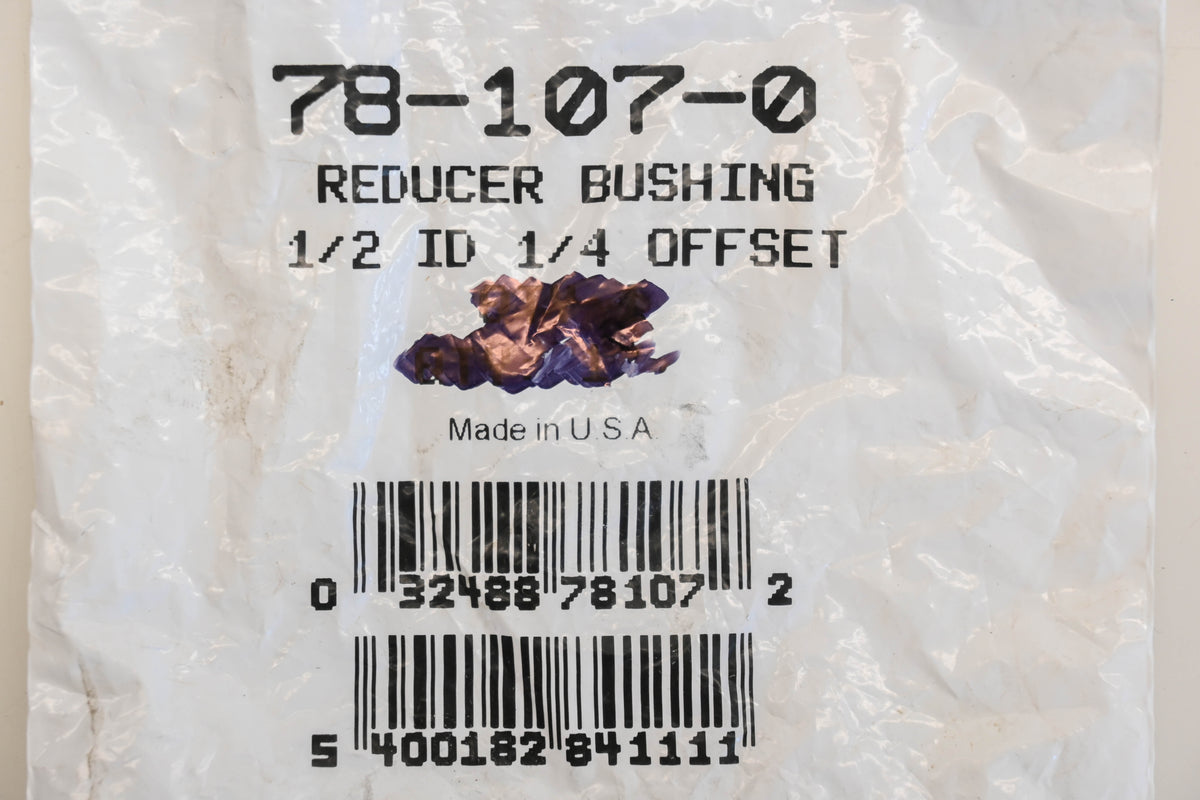 Oregon 78-107-0 1/2" ID 1/4" Offset Reducer Bushings Qty 2 NOS