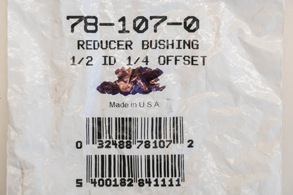 Oregon 78-107-0 1/2" ID 1/4" Offset Reducer Bushings Qty 2 NOS