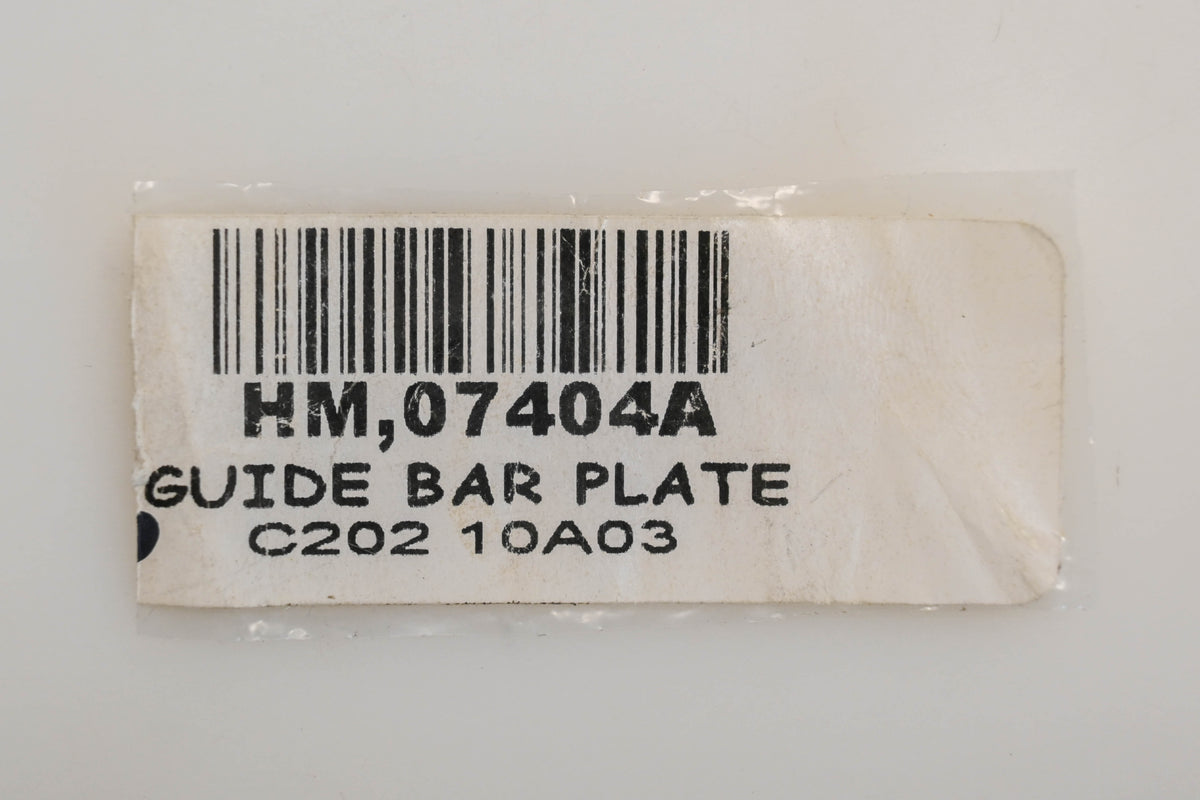 Homelite 07404A, 631036001 Guide Bar Plate NOS