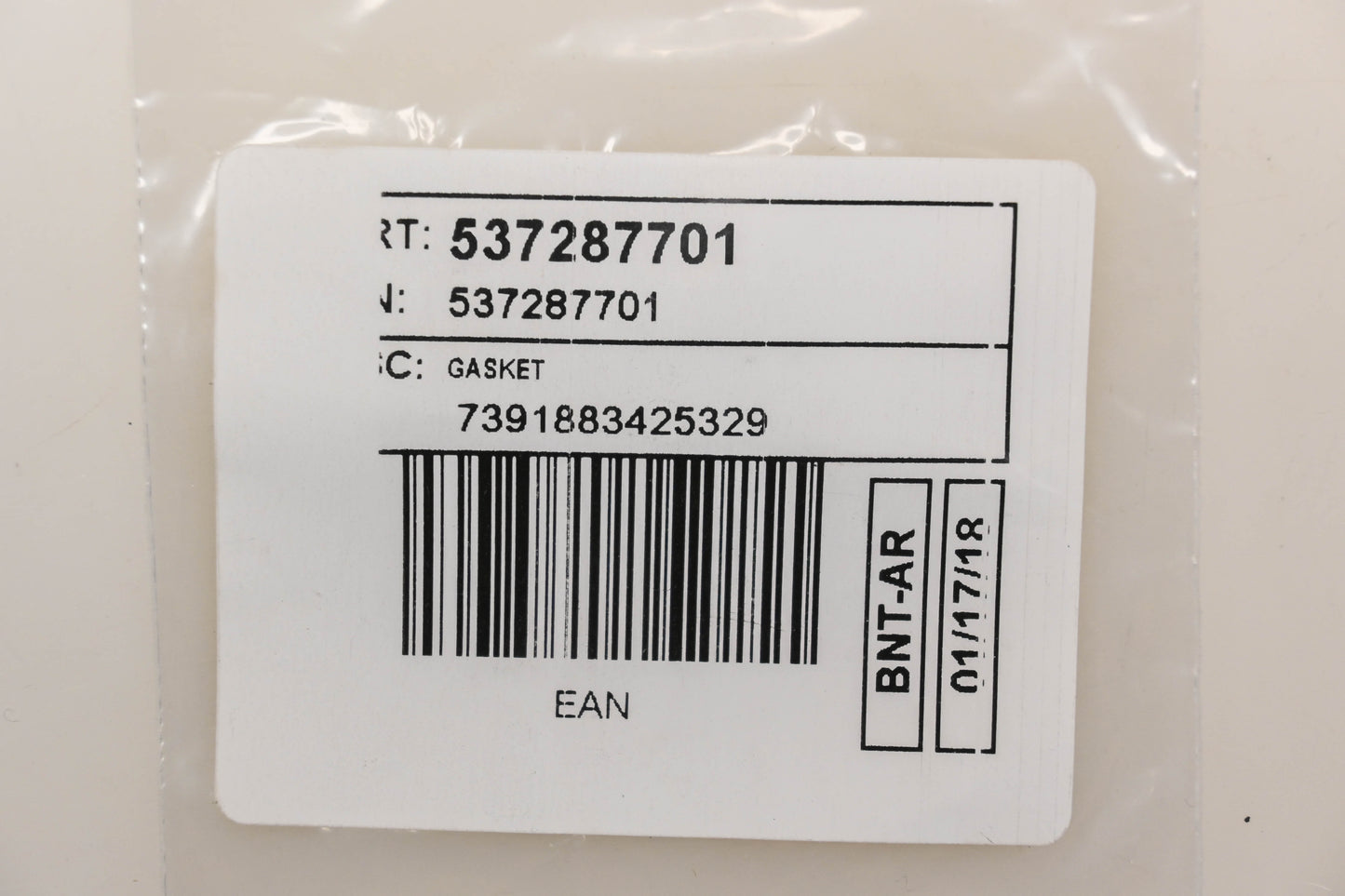 New OEM Husqvarna 537 28 77-01, 537287701 Muffler Gasket NOS