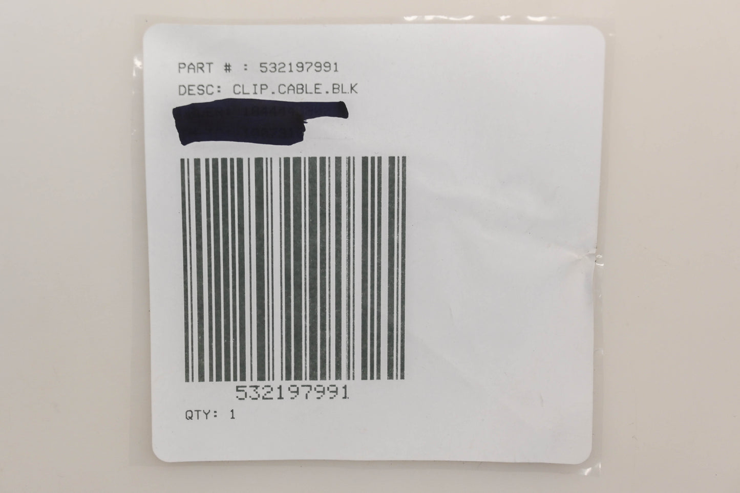 New OEM Husqvarna 532 19 79-91, 532197991 Cable Clip NOS