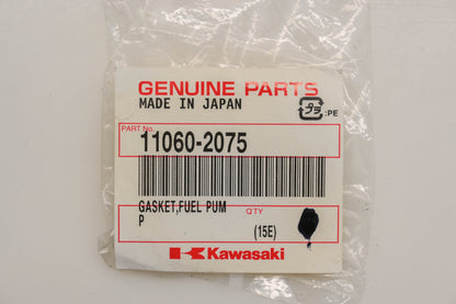 New OEM Kawasaki 11060-2075 Fuel Pump Gaskets Qty 3 NOS