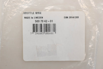 New OEM Husqvarna 503 73 42-01, 503734201 Throttle Cable NOS