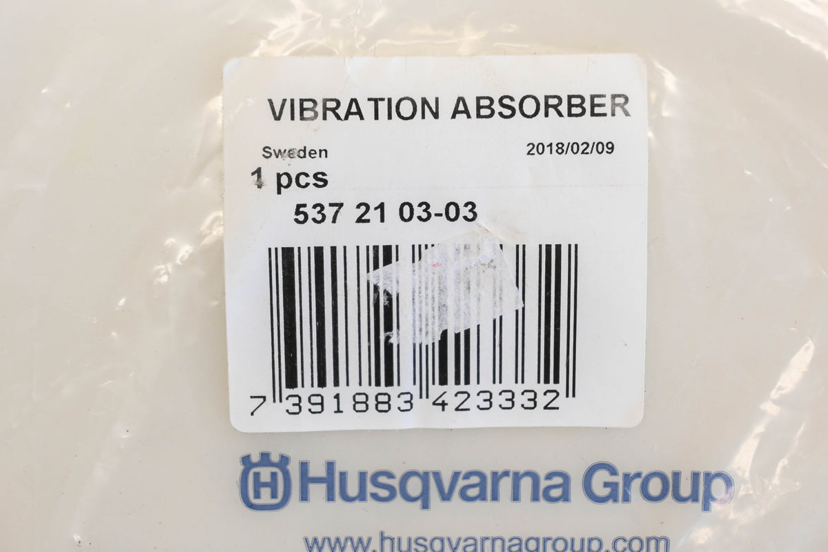 New OEM Husqvarna 537 21 03-03, 537210303 Vibration Absorber NOS