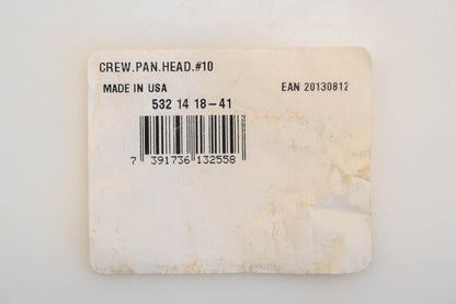 New OEM Husqvarna 532 14 18-41, 532141841 #10 Pan Head Screw NOS