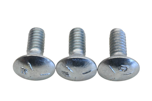 New OEM Husqvarna 872 14 04-05, 872140405 1/4"-20 x 5/8" Carriage Bolts Qty 3 NOS