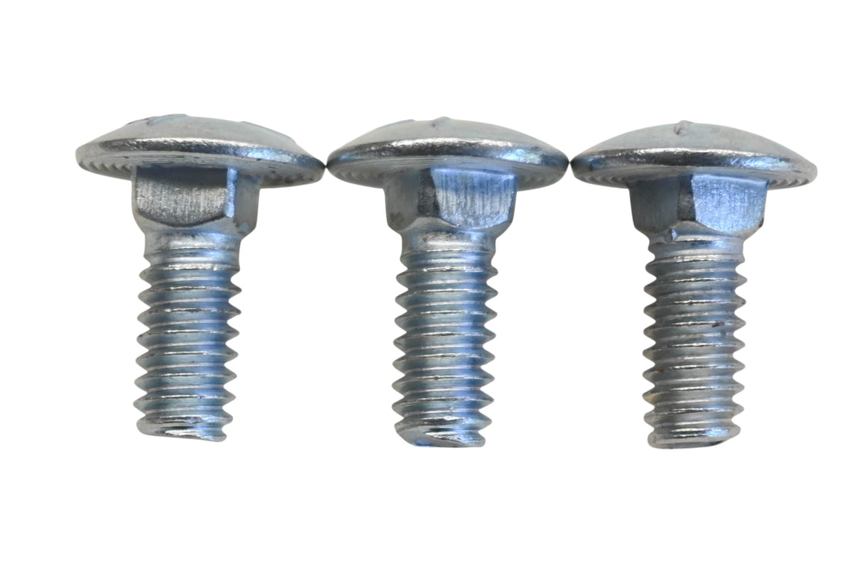 New OEM Husqvarna 872 14 04-05, 872140405 1/4"-20 x 5/8" Carriage Bolts Qty 3 NOS