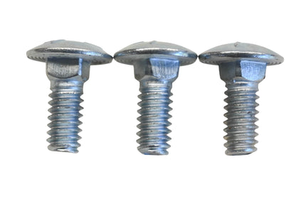 New OEM Husqvarna 872 14 04-05, 872140405 1/4"-20 x 5/8" Carriage Bolts Qty 3 NOS