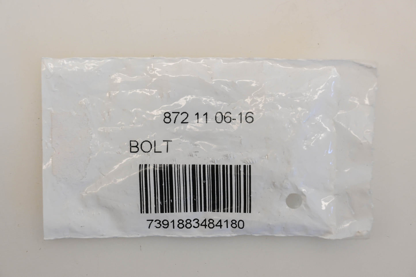 New OEM Husqvarna 872 11 06-16, 872110616 3/8"-16 x 2" Carriage Bolt NOS
