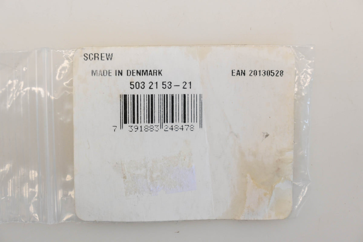 New OEM Husqvarna 503 21 53-21, 503215321 M5-0.8 x 20mm Screw NOS