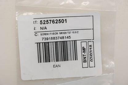 New OEM Husqvarna 525 76 25-01, 525762501 M6-1.0 x 20mm Screw NOS