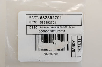 New OEM Husqvarna 582 39 27-01, 582392701 M5-0.8 x 40mm Screw NOS