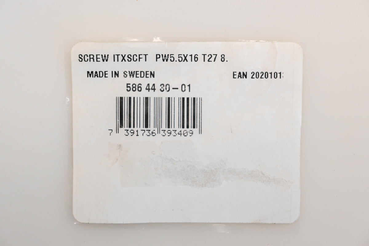 New OEM Husqvarna 586 44 30-01, 586443001 PW5.5 x 16mm T27 Screws Qty 2 NOS