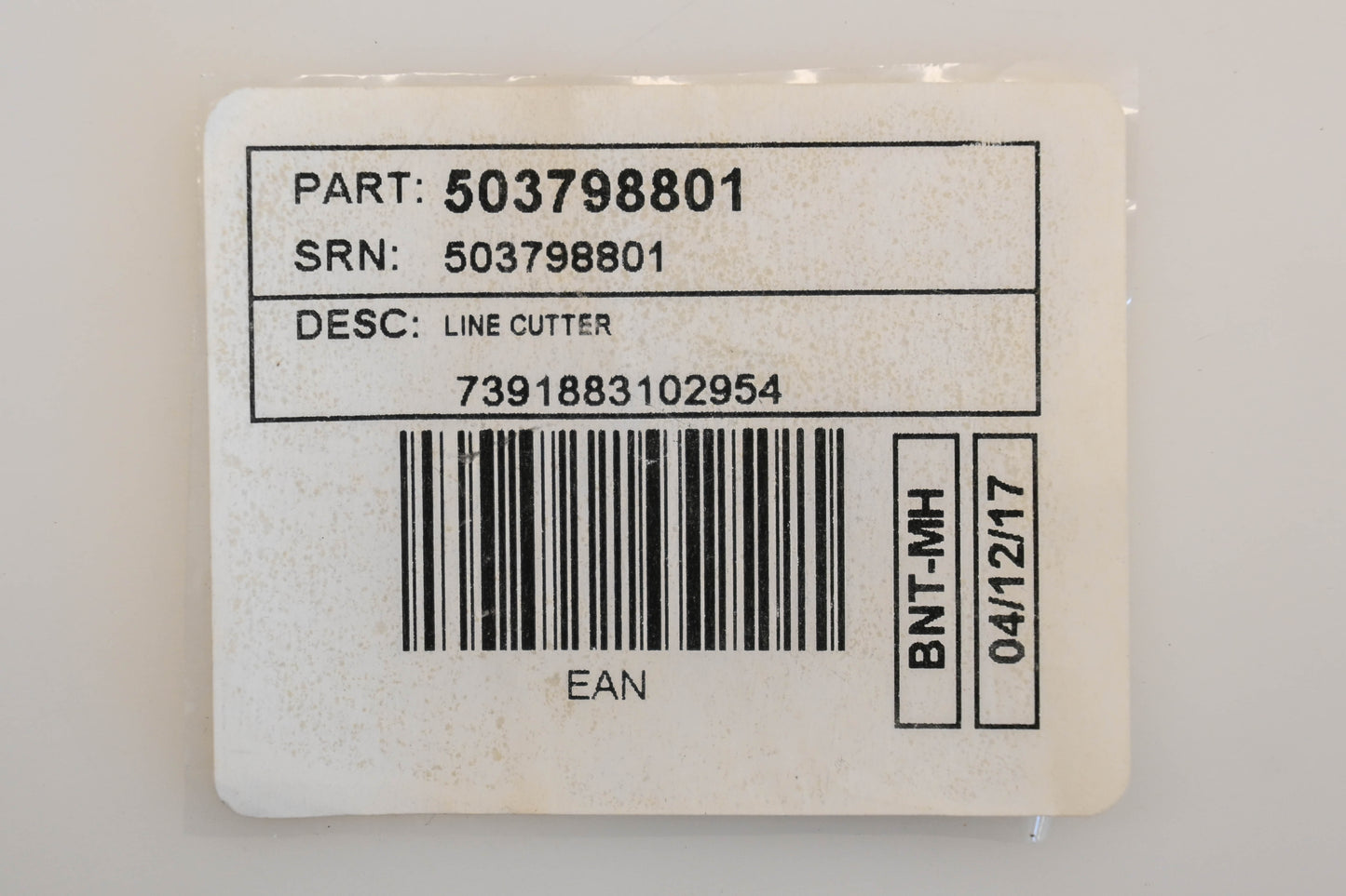 New OEM Husqvarna 503 79 88-01, 503798801 Line Cutter NOS