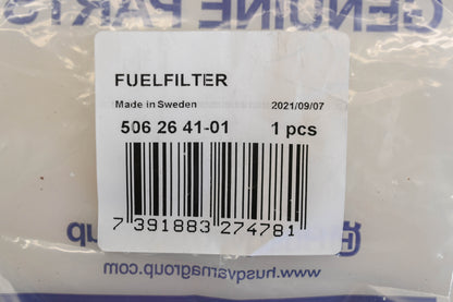 New OEM Husqvarna 506 26 41-01, 506264101 Fuel Filter NOS