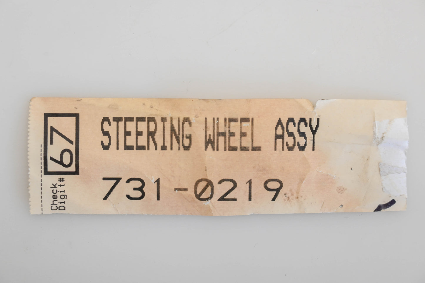 MTD 731-0219 Steering Wheel