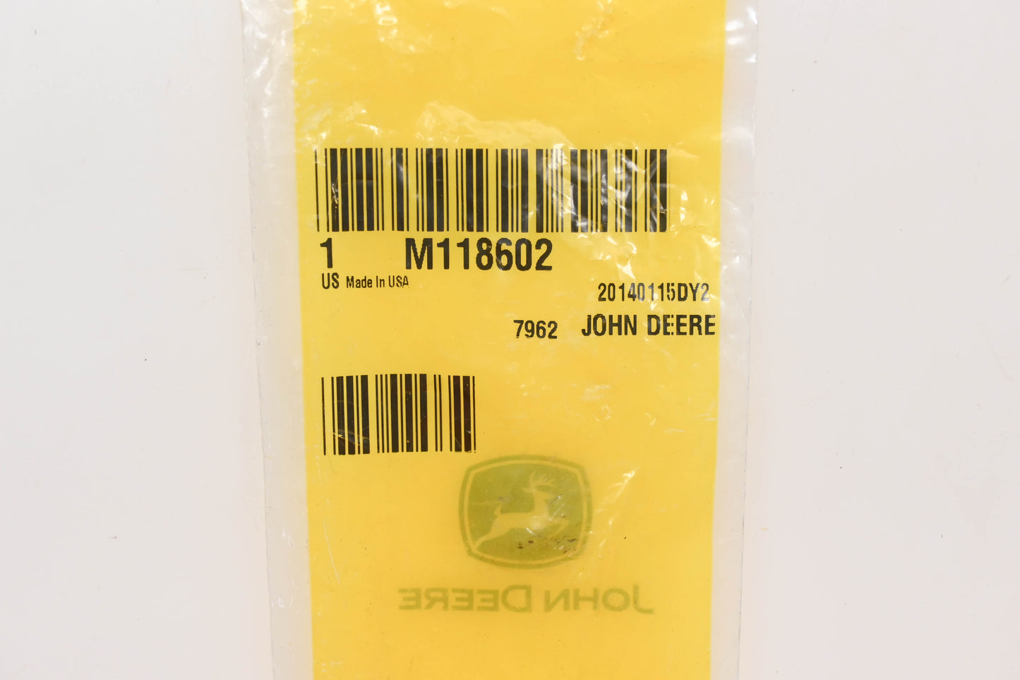 New OEM John Deere M118602 Chute Hinge NOS