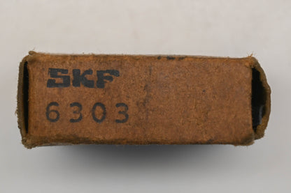 SKF 6303, 93306-30302-00 17 x 47 x 14mm Bearing NOS