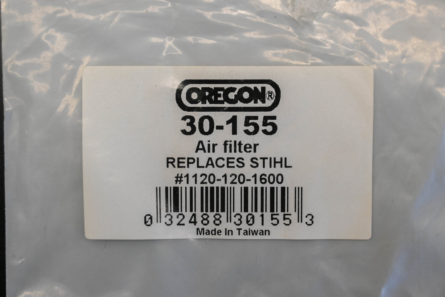 Oregon 30-155, 1120-120-1600 Air Filter NOS