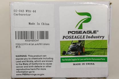 Poseagle 02-043, WYA-44 Carburetor Kit NOS