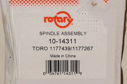 Rotary 10-14311, 1177439, 1177267 Spindle Assembly NOS