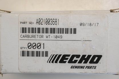 New OEM Echo A021003681 Carburetor NOS