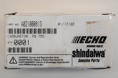 New OEM Echo A021000813 Carburetor NOS