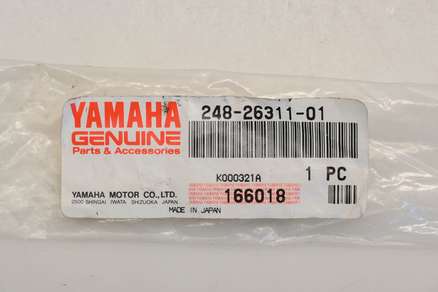 New OEM Yamaha 248-26311-01-00 Throttle Cable NOS