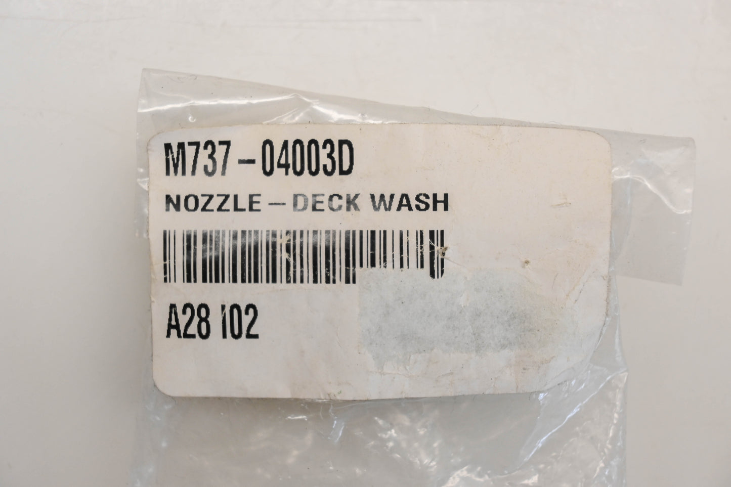 Aftermarket M737-04003D Deck Wash Nozzle NOS