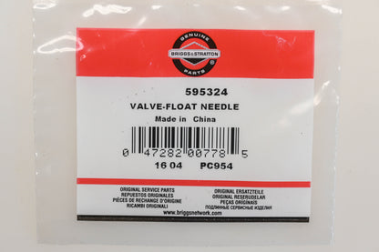 New OEM Briggs & Stratton 595324 Float Valve Needle NOS