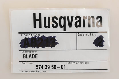 New OEM Husqvarna 574 39 56-01, 574395601 Blade NOS