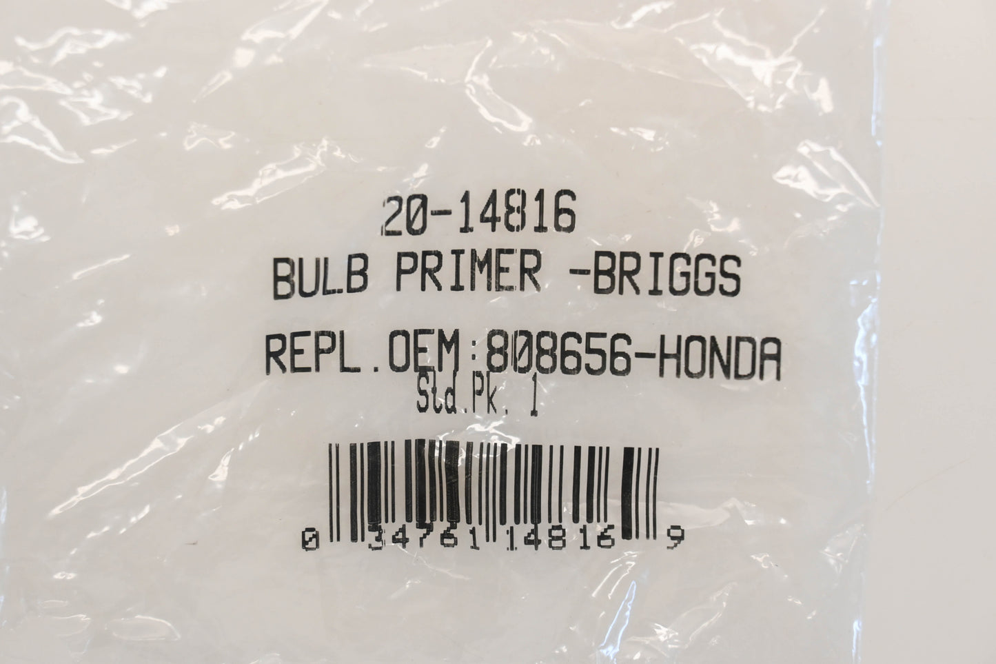 Rotary 20-14816, 594281 Primer Bulb NOS
