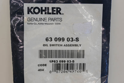 Kohler 63 099 03-S, 6309903S Oil Switch Assembly NOS