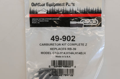 Oregon 49-902, RB-39 Carburetor Repair Kit NOS