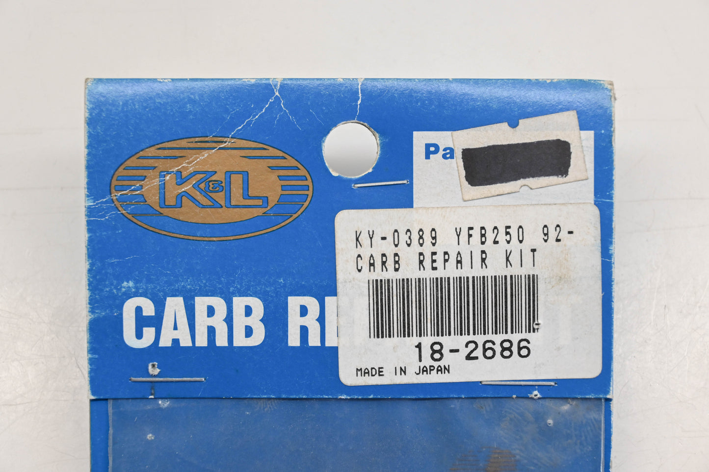 K&L 18-2686, KY-0389 Carburetor Repair Kit NOS