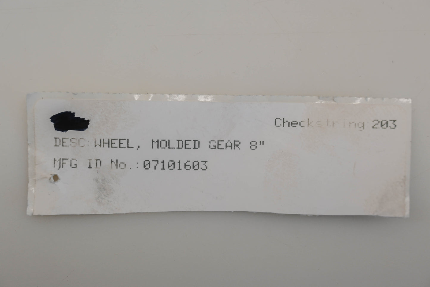 Ariens 07101603 8" Molded Gear Wheel NOS