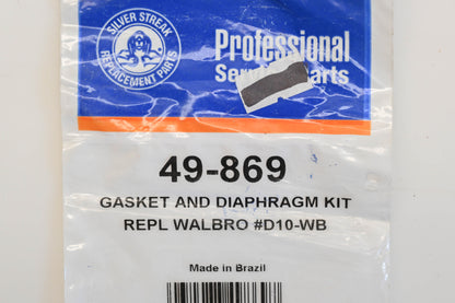 Silver Streak 49-869, D10-WB Carburetor Repair Kit NOS